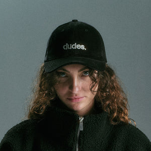 DUDES CAP | Cord Kappe Black - Dudes. Merch Part II