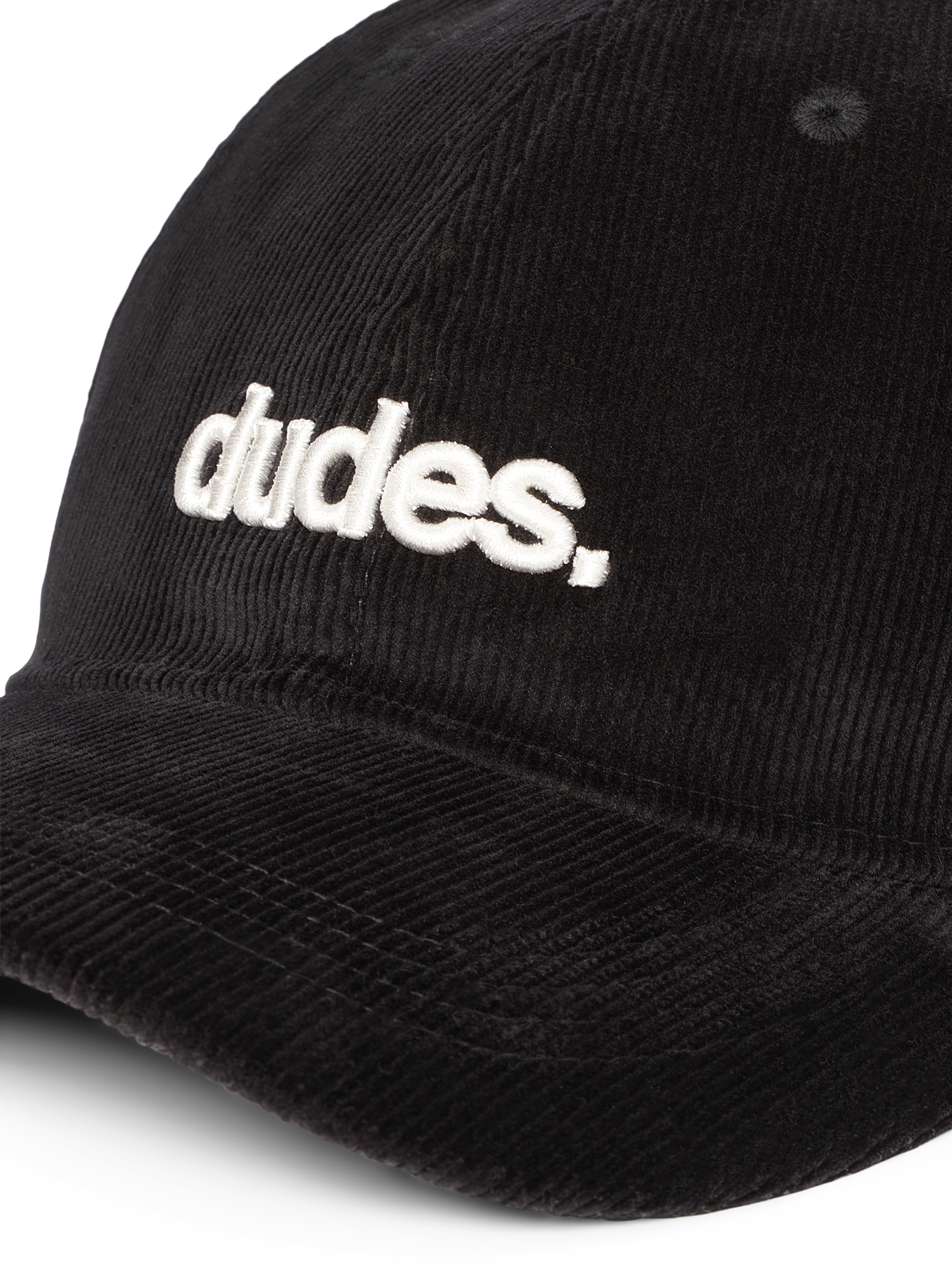 DUDES CAP | Cord Kappe Black - Dudes. Merch Part II