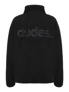 DUDES FLEECE | TOP Black - Dudes. Merch Part II