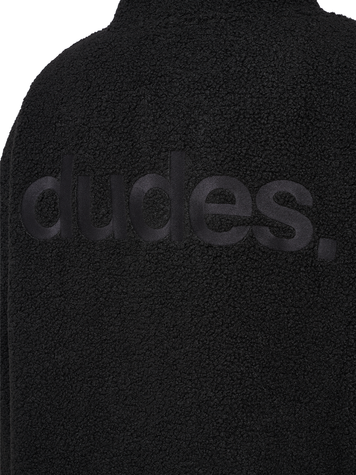 DUDES FLEECE | TOP Black - Dudes. Merch Part II