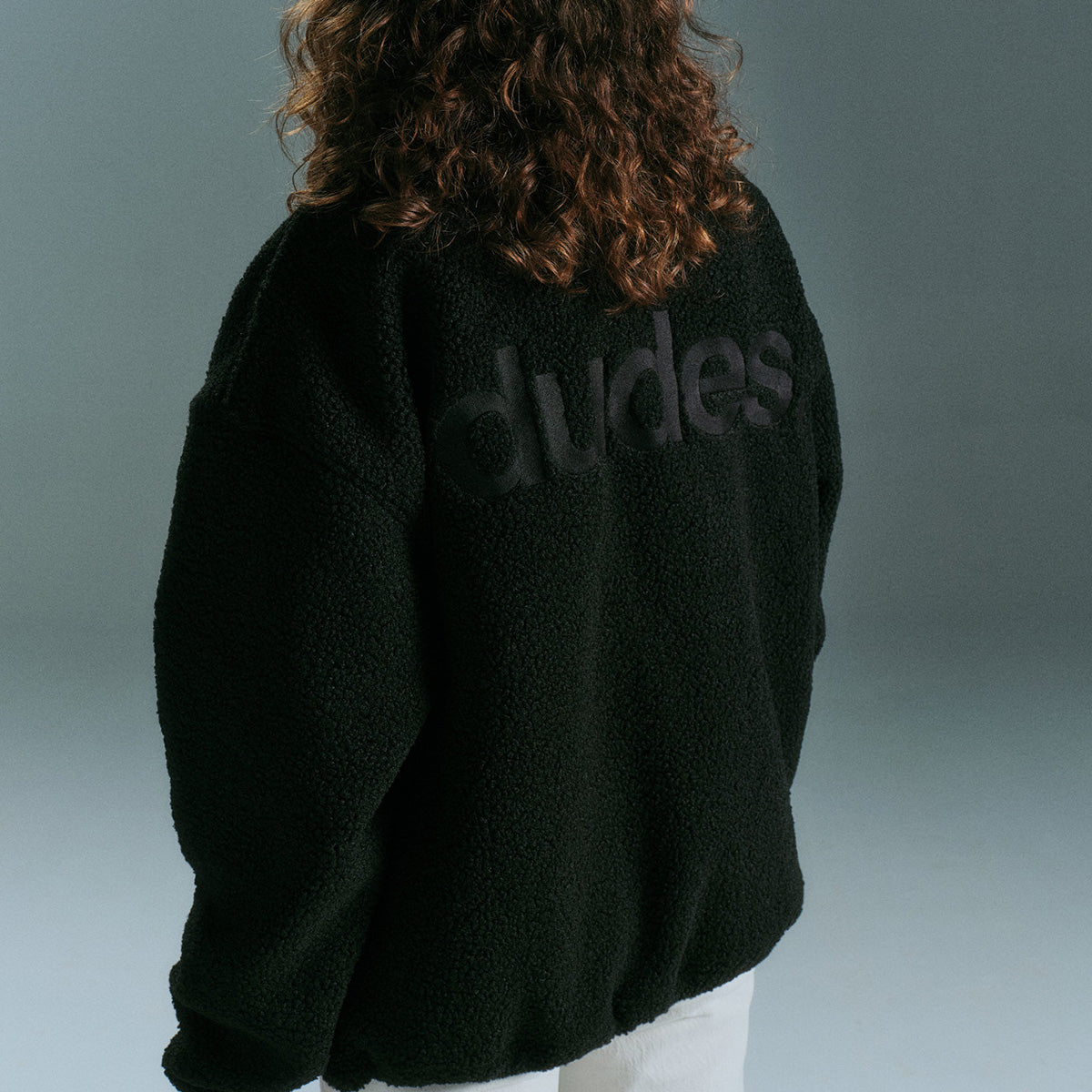 DUDES FLEECE | TOP Black - Dudes. Merch Part II